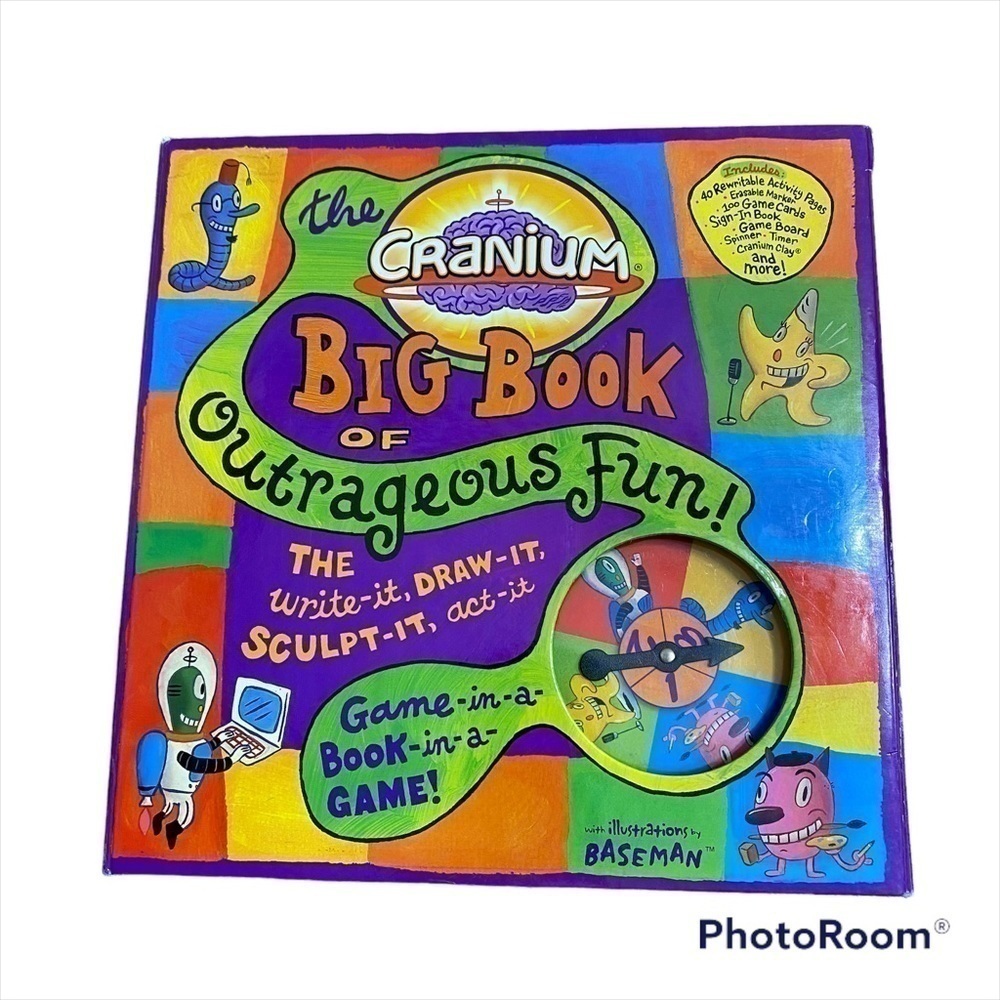 Cranium Big Book of Outrageous Fun Travel Compact Board Game Toy